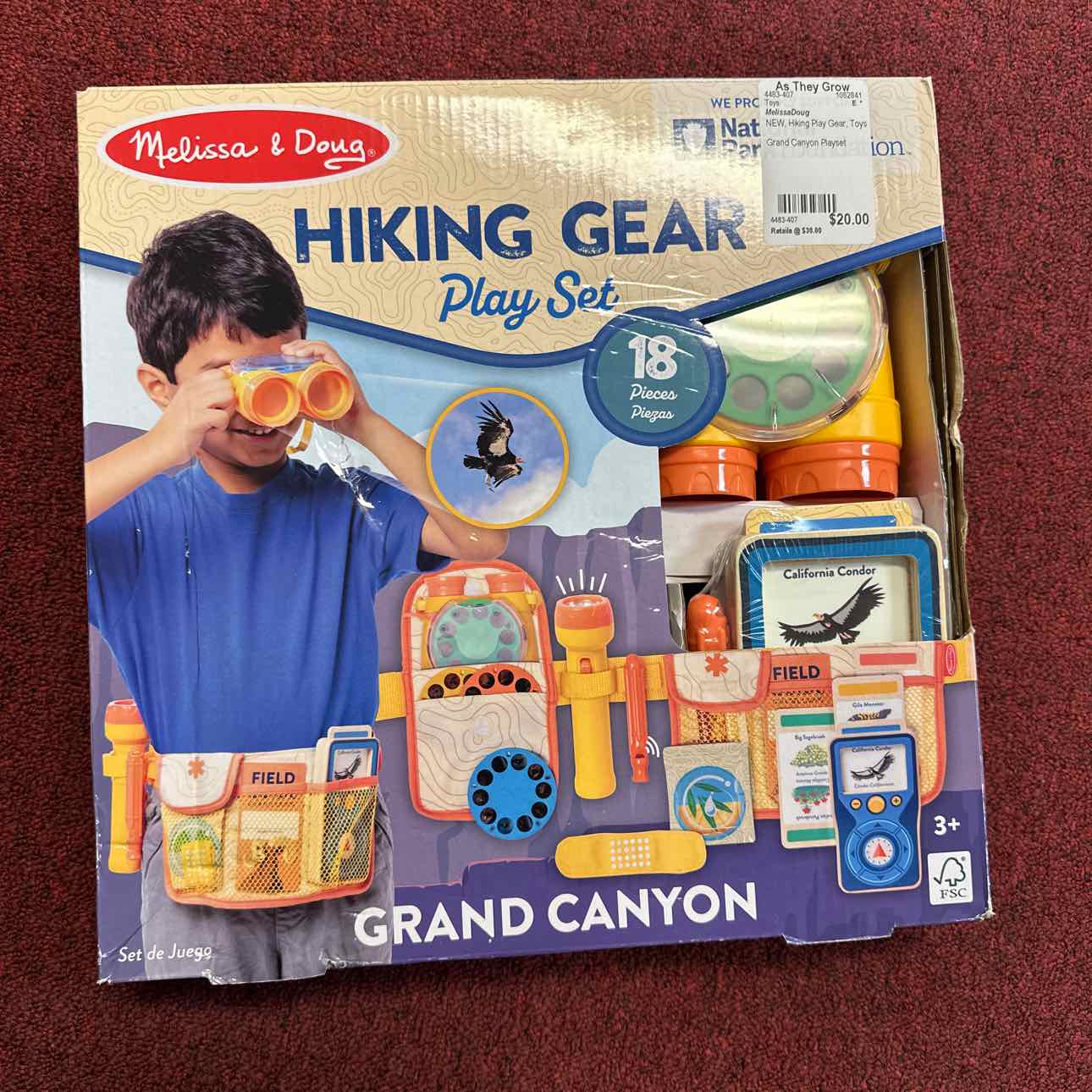 NEW MelissaDoug Hiking Play Gear Toys