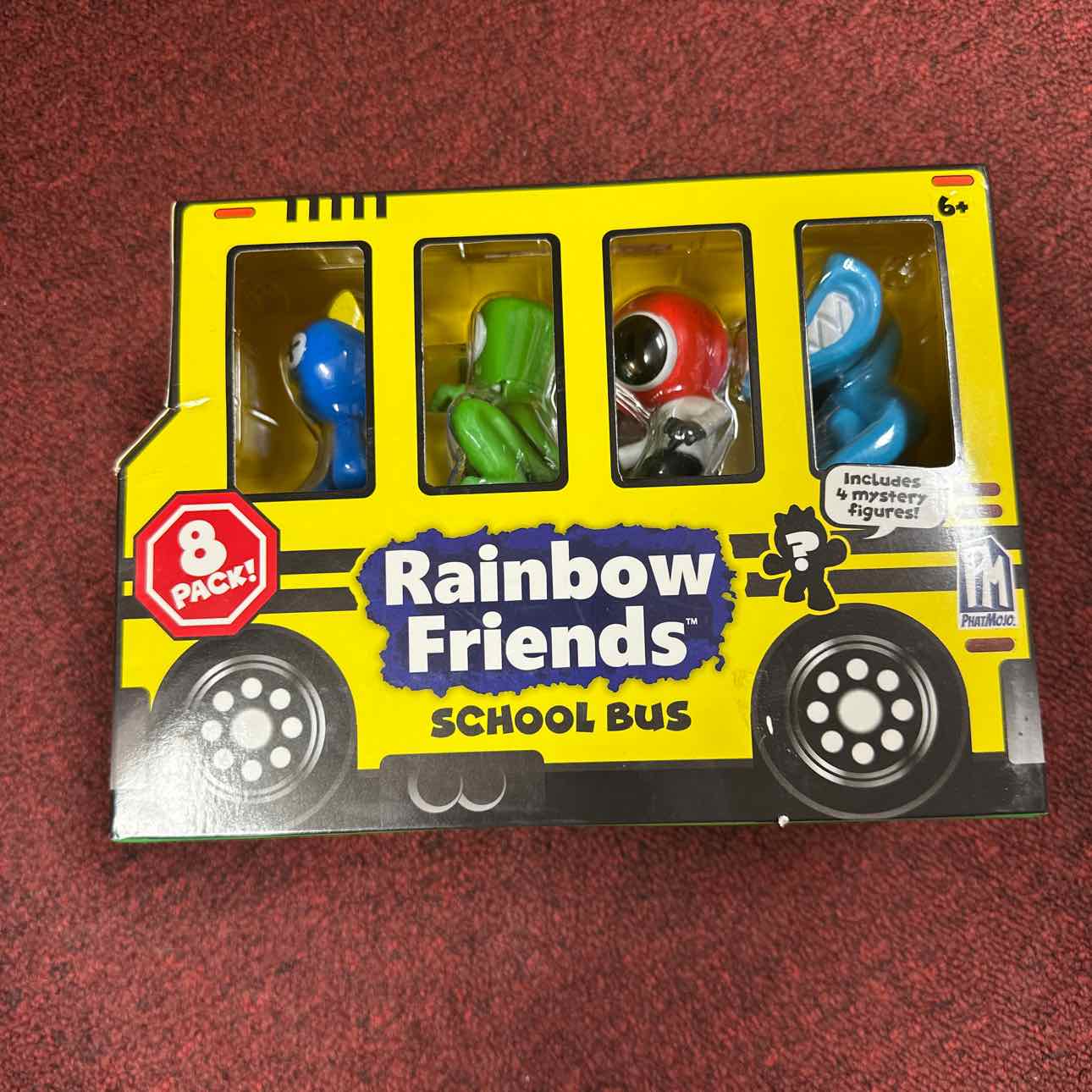 NEW Rainbow Friends School Bus Mini Figure Set Toys