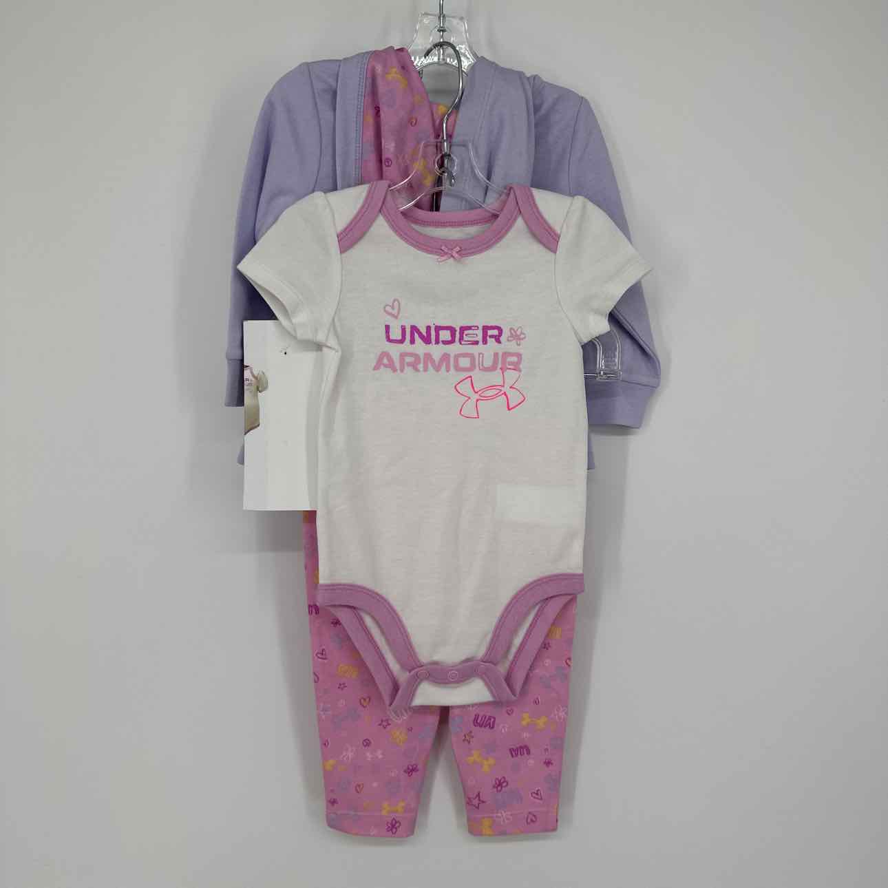 3/6 months NEW Under Armour 3pc Outfit