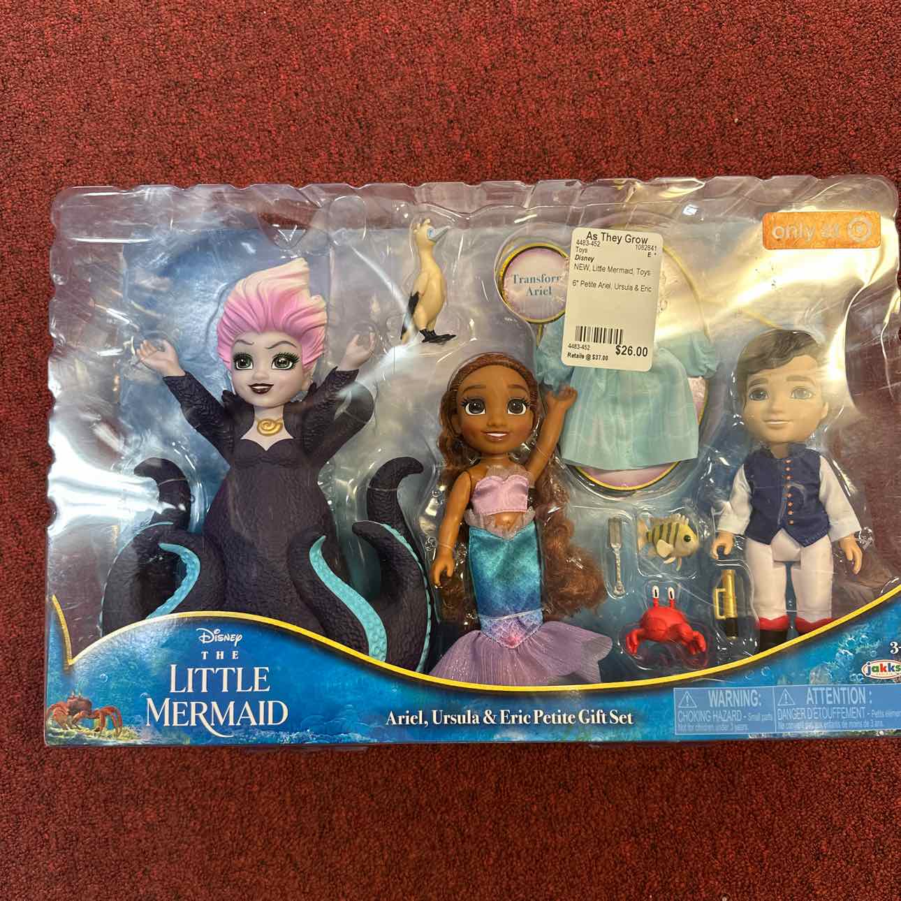 NEW Disney Little Mermaid Toys