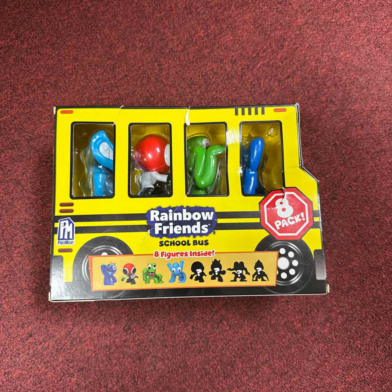 NEW Rainbow Friends School Bus Mini Figure Set Toys