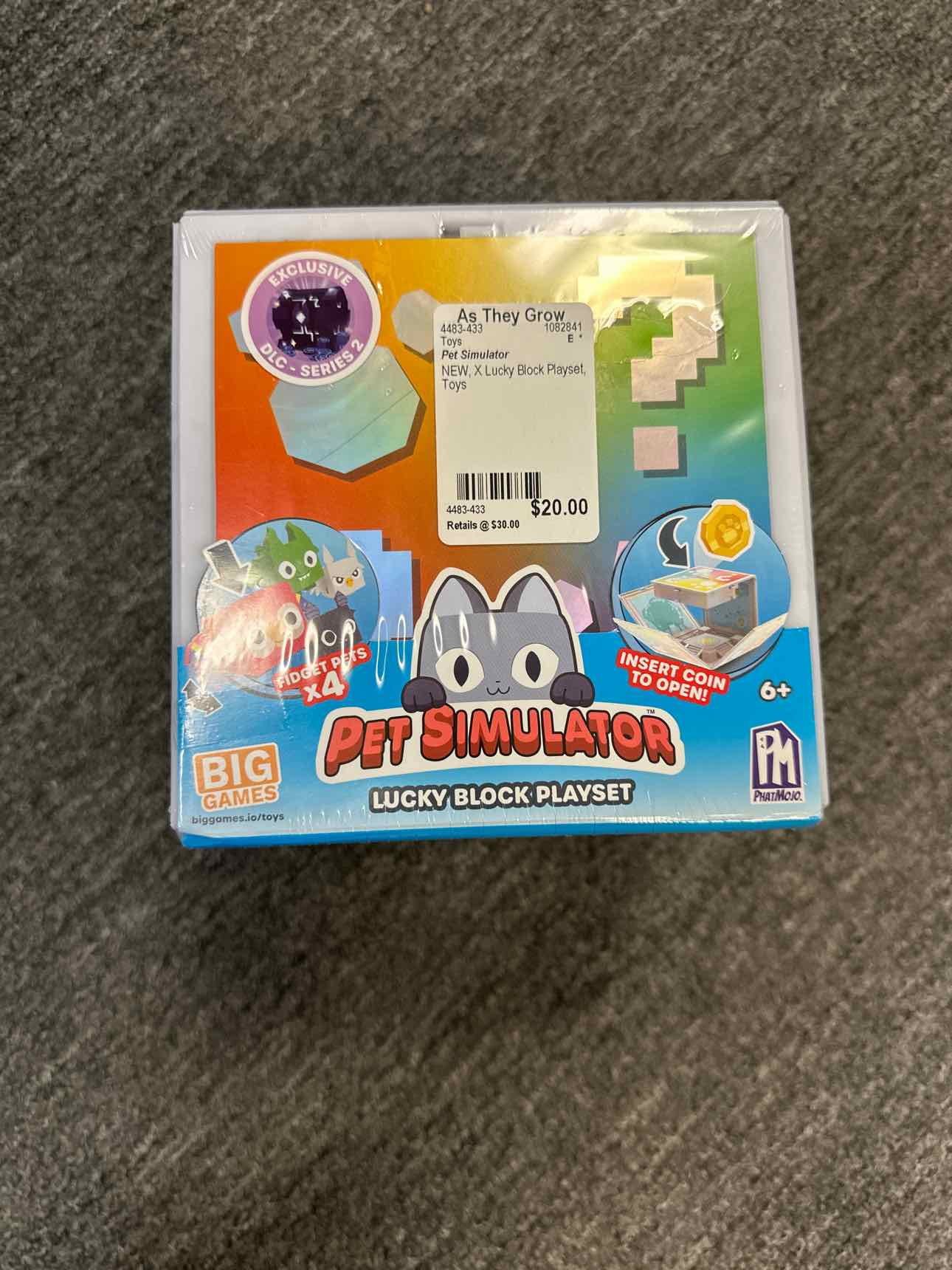 NEW Pet Simulator X Lucky Block Playset Toys