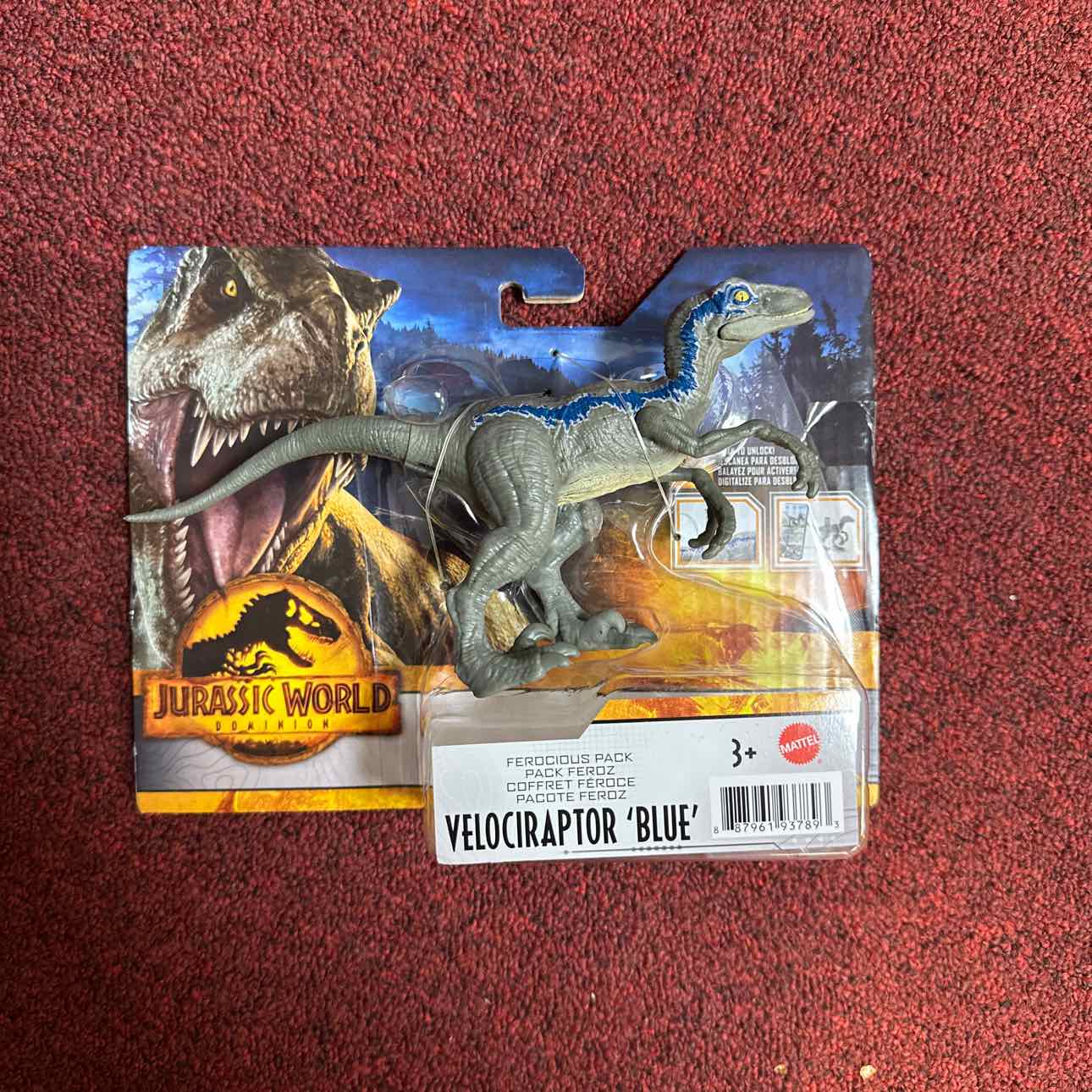 NEW Jurassic World Dominion Ferocious Velociraptor Din Toys