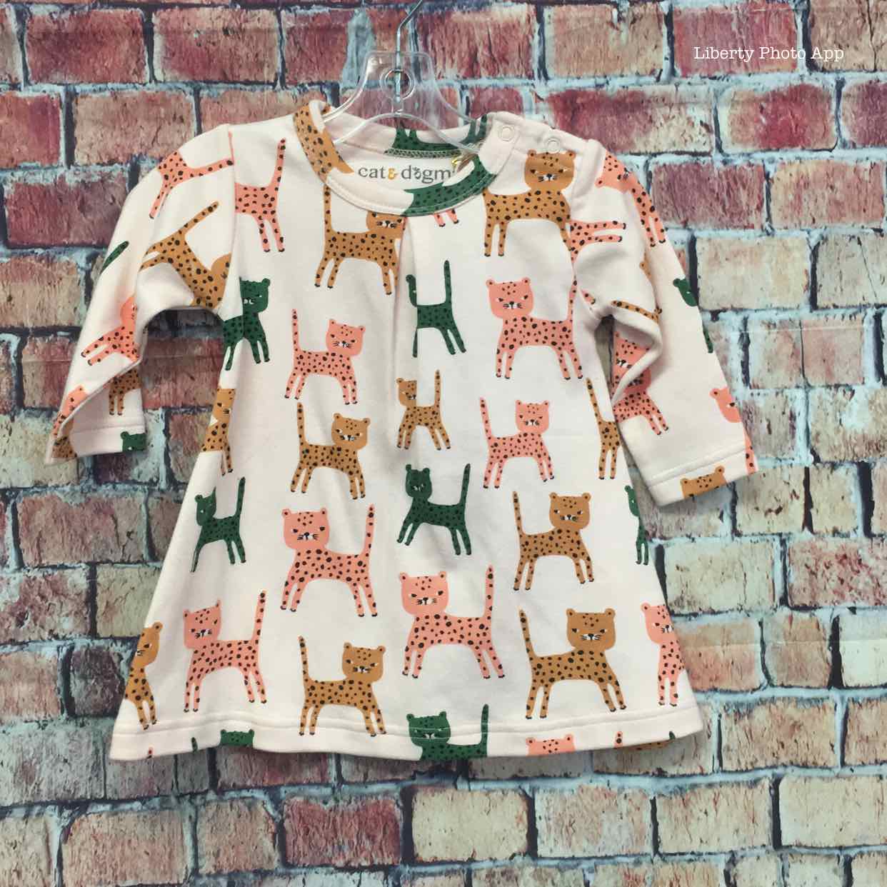 3/6 months NEW Cat & Dogma Organic Cotton Dress